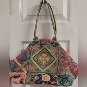 ATENTI Embroidered Women's  Hobo Bag